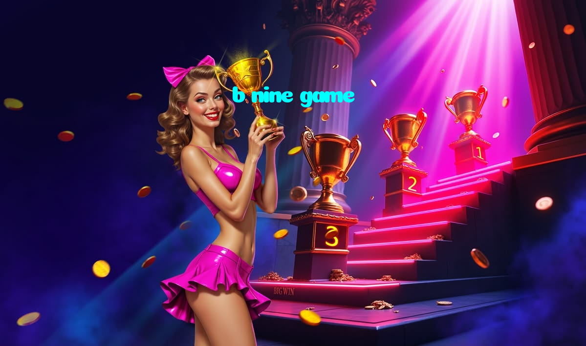 b nine game casino presented on mobile device in Pakistan with slots and live games